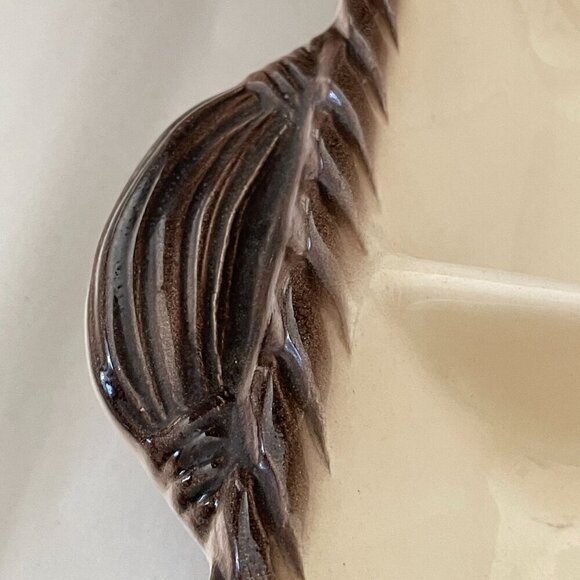 Metlox Vintage Poppytrail Red Rooster 3-Section Divided Ceramic Serving Dish USA - Picture 8 of 13